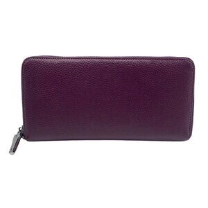 Lavemi Purple Faux Leather Long Zip Wallet